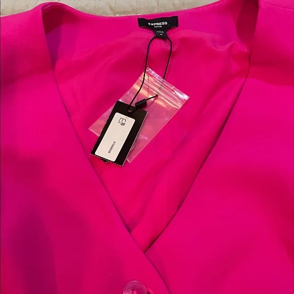 Express, hot pink vest, X-Large - Picture 2 of 5